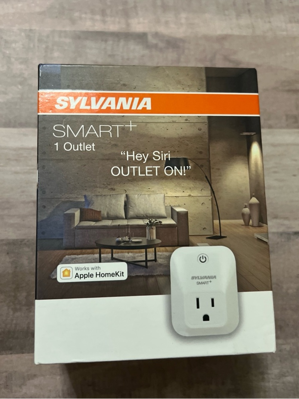 New In Box Sylvania SMART+ Outlet - Bluetooth WiFi Wireless Voice Control Smart